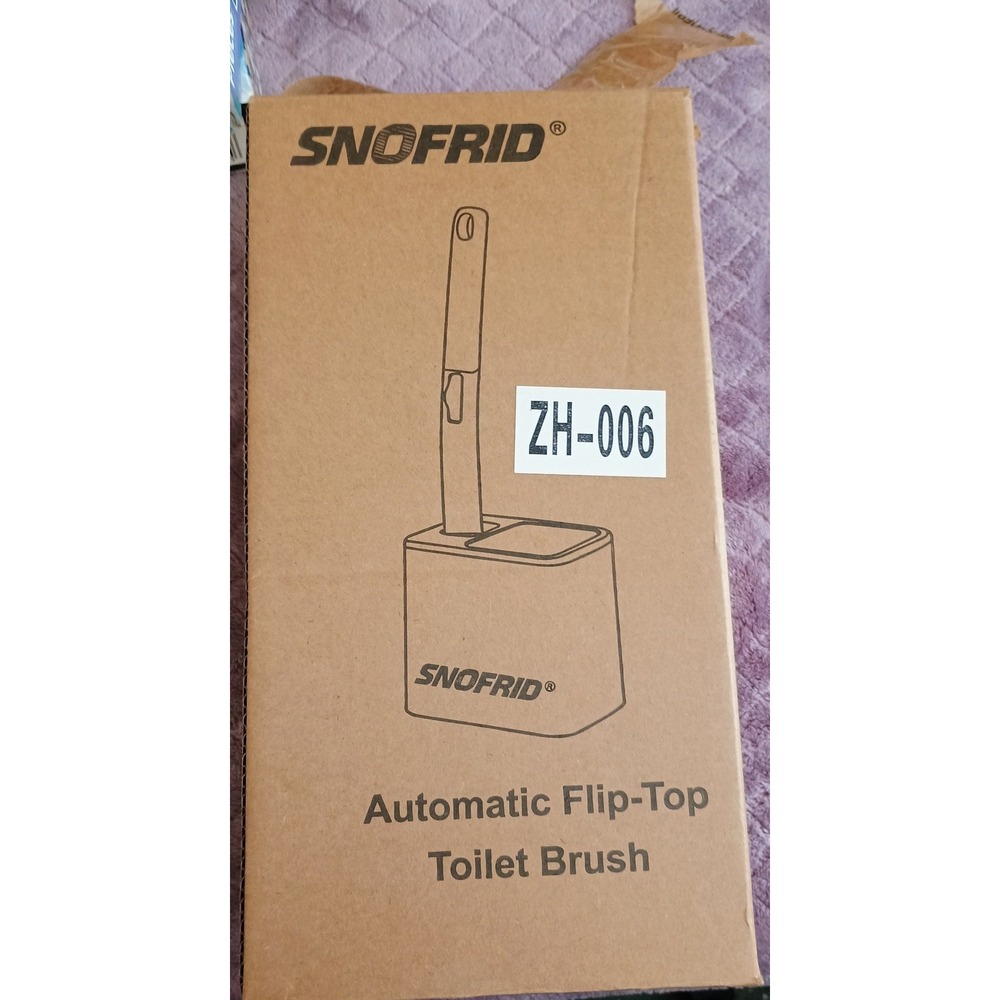 Snofrid Automatic Flip-Top Toilet Brush MTS01 Bathroom Cleaning Tool ZH-006